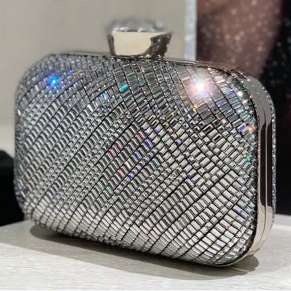JIMMY CHOO Cloud micro embellished satin clutch | NET-A-PORTER JIMMY CHOO CLOUD CLUTCH